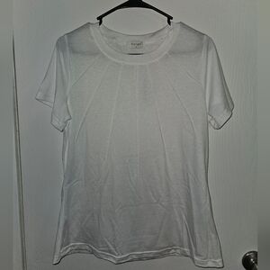 Womens White Short Sleeve T-Shirt